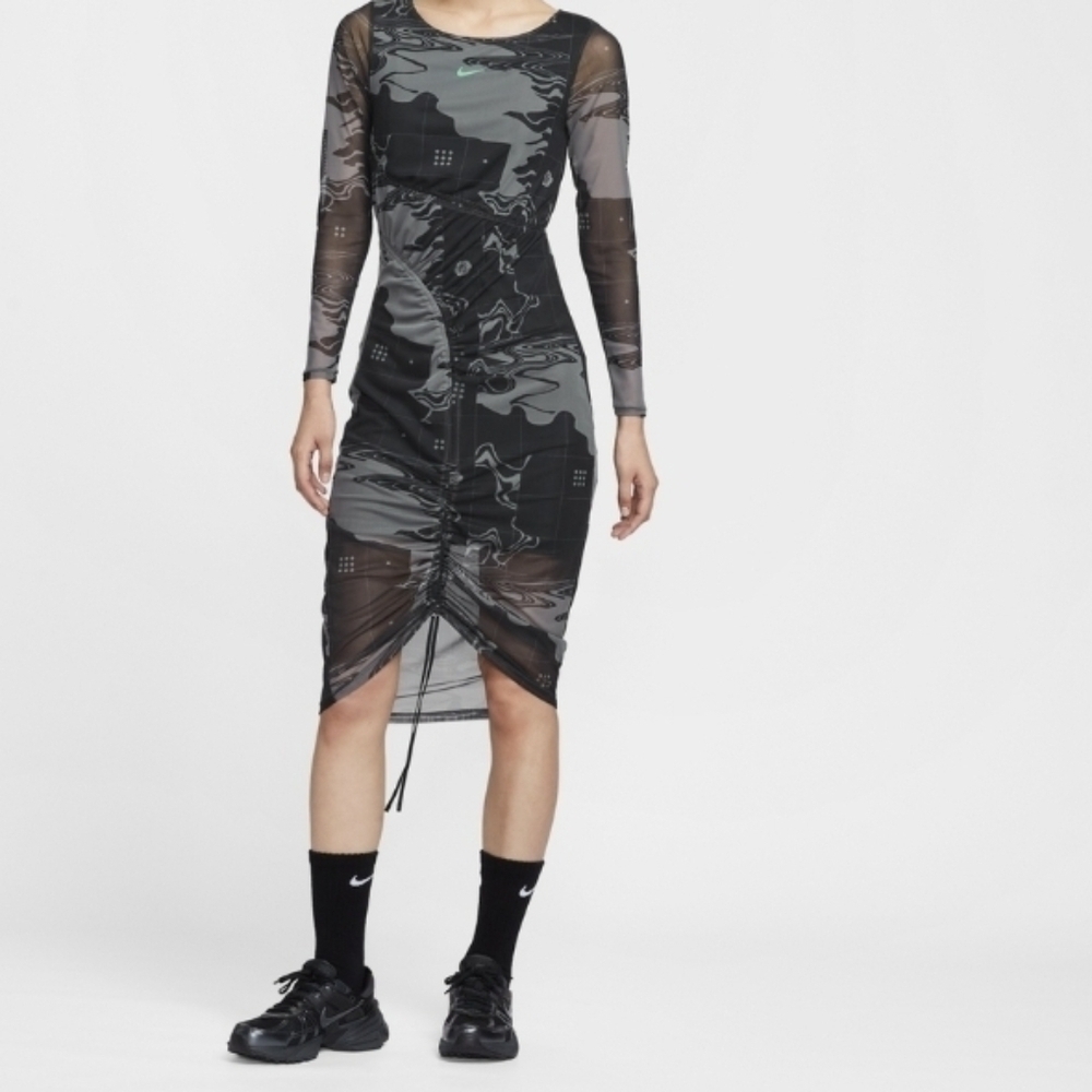 Serena Williams Design Crew crafted this layered mesh midi dress